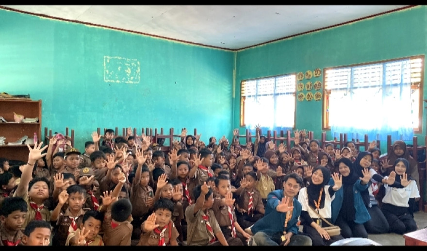 Cegah Bullying, Mahasiswa KKN Unila Adakan Sosialisasi di Desa Margojaya